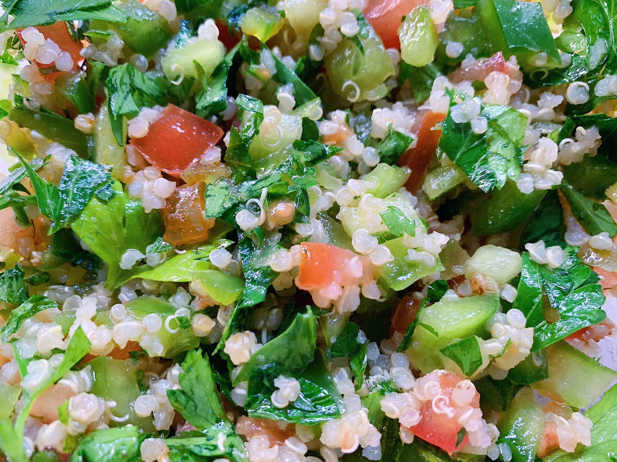 Tabulé de quinoa y verduras